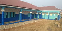 The newly-constructed five-classroom block