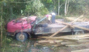 Wood Truck Accident