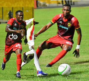 Kotoko players, Augustine Okrah and Latif Anabila