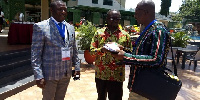 Frederick Opare Ansah, Suhum Member of Parliament (left)