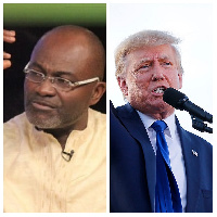 Kennedy Agyapong and former US President, Donald Trump