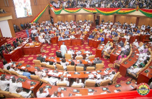 File Photo: Aerial view of Parliament of Ghana