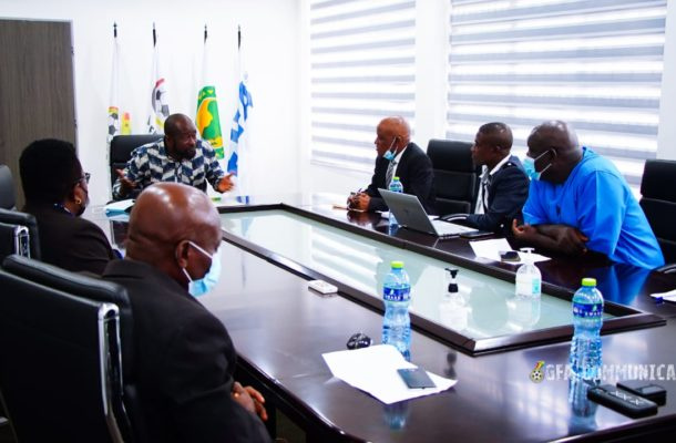 New Executives of Referees Association in a meeting