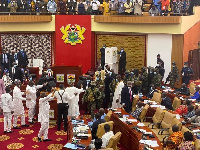 Parliament was thrown into a state of anarchy while voting for a new speaker for the House