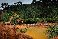 Some politicians have been fingered in the galamsey activities which are destroying water bodies