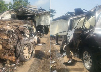 Kwesi Atta, who was driving a Toyota Land Cruiser, died at the scene of the crash