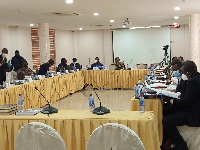 Members of the Public Accounts Committee at a sitting