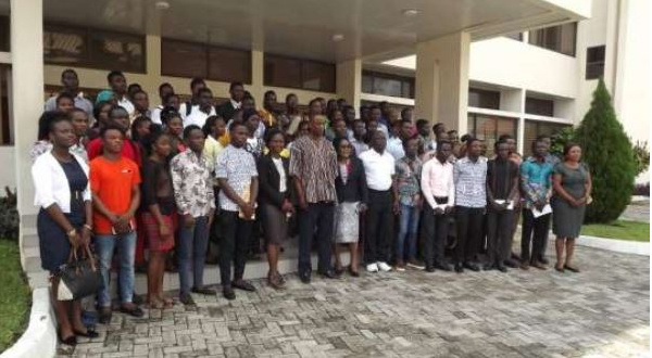 File photo of some students at the University of Education, Winneba