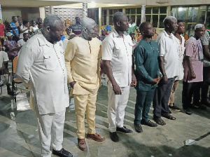 Newly elected NDC executives of the Akan constituency