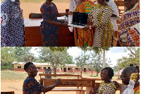 A presentation of the donated items