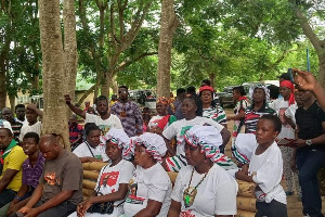 Cross section of NDC supporters at a function