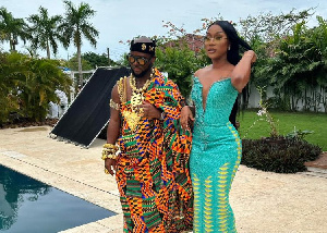 Efia Odo with King Promise