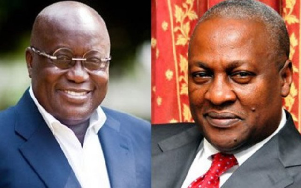 Nana Akufo-Addo and President Mahama