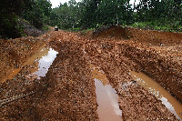 Library photo:  Bad Road