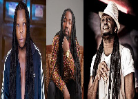 L-R: Edem, Obrafour, Reggie Rockstone