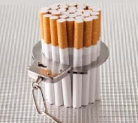 Sticks of cigarettes were inserted in a bread [File photo]