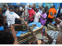 Black Stars squad paid a visit to the Okomfo Anokye Teaching Hospital