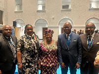 Deputy Trade Minister, Nana Ama Dokua Asiamah-Adjei (second from the left)