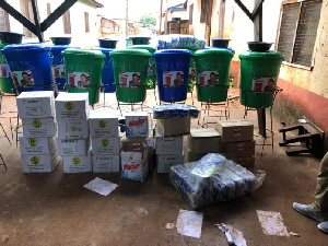 The items former president Mahama donated to the hospital