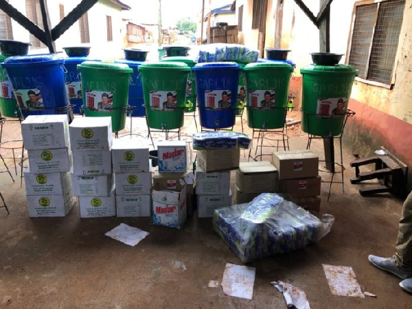 The items former president Mahama donated to the hospital