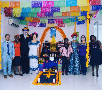 The celebrants in a group photograph