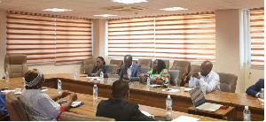 At a meeting with delegation from Cameroon Shippers Council (CNSC) in Accra