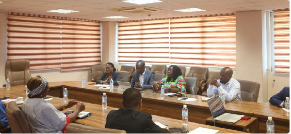 At a meeting with delegation from Cameroon Shippers Council (CNSC) in Accra