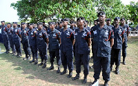 A demo has been set up to protest against the Ghana-US military deal