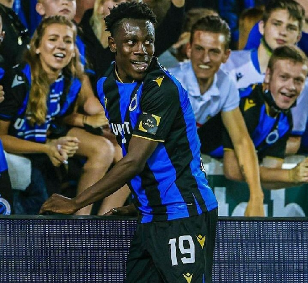 Club Brugge player, Kamal Sowah