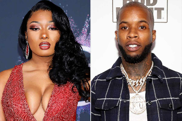 Rapper Tory Lanez and im fellow hip-hop star Megan Thee Stallion