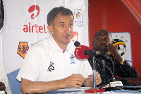 Head coach of the Uganda national team Milutin 