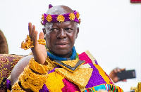 Otumfuo Osei Tutu II,owner and life patron of Asante Kotoko