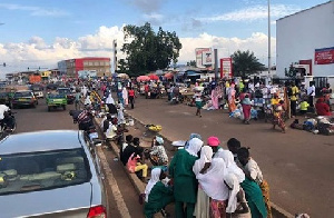 Traders on the streets of Tamale