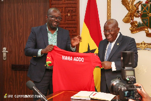 GFA boss, Kurt Okraku President of Ghana, Nana Addo Dankwa Akufo-Addo