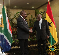 President Cyril Ramaphosa and President Akufo-Addo