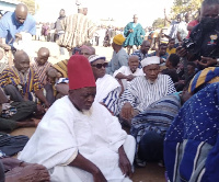 Alhaji Seidu Abagre (in white) is the new Bawku chief