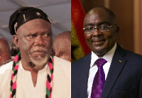 Sofo Awudu Azorka (left), Dr Mahamudu Bawumia (right)