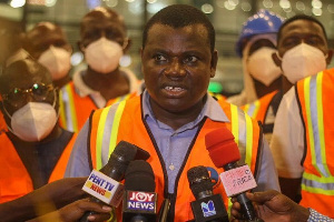 Senior Officer of the Vector Control Unit, Zoomlion Ghana Limited, Abel Djangmah