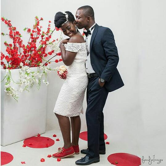 Vera Ewura Obeng and her husband