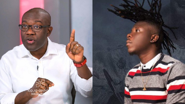 Kojo Oppong Nkrumah, Minister of Information, and Stonebwoy