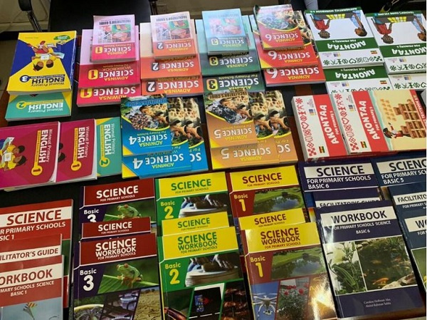 Display of SHS textbooks | File photo