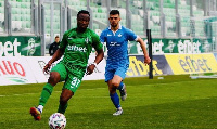 Bernard Tekpetey in action for his club