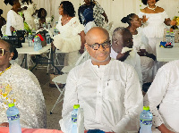 Former Mayor of Kumasi Hon. Kojo Bonsu in Kumasi during Easter