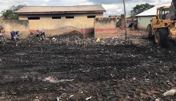 The refuse was cleared after a resident appealed to the president in a viral video