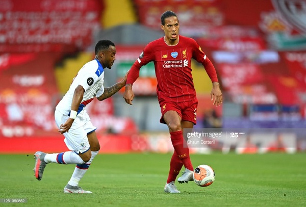 Black Stars striker , Jordan Ayew and Liverpool defender Virgil van Dijk