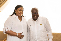 President Nana Addo Dankwa Akufo-Addo with wife, Rebecca Akufo-Addo