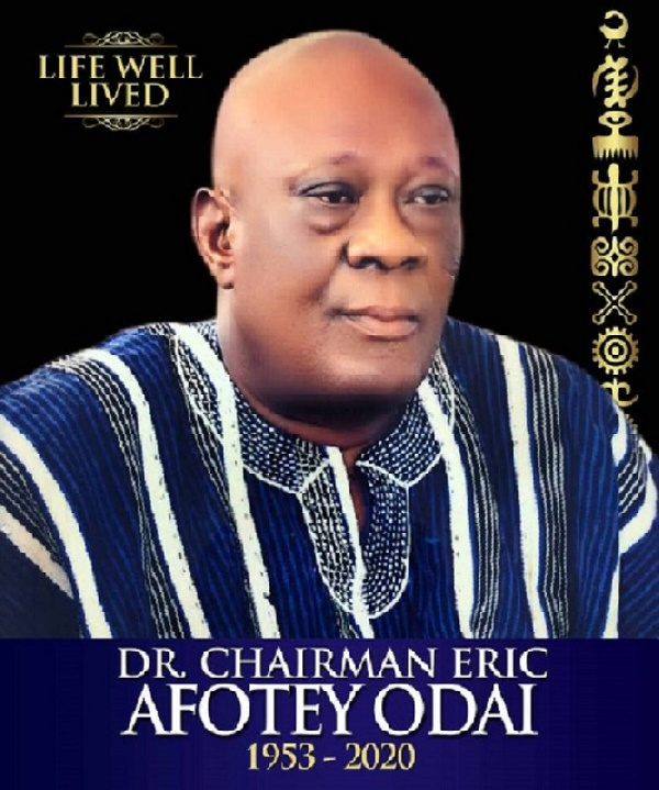 Dr. Eric Afotey Odai was the chairman of Accra Great Olympics