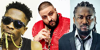 Shatta Wale, DJ Khaled and Samini