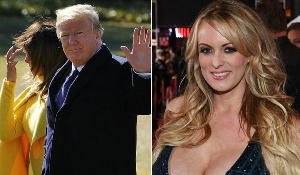 President Donald Trump deny di accuse wey Stormy Daniels make