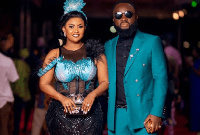 Nana Ama McBrown and her husband, Maxwell Mensah